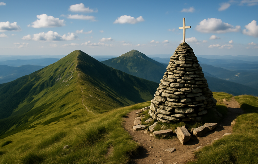 Похід на Хом’як і Синяк легкий маршрут із виглядом на Буковель